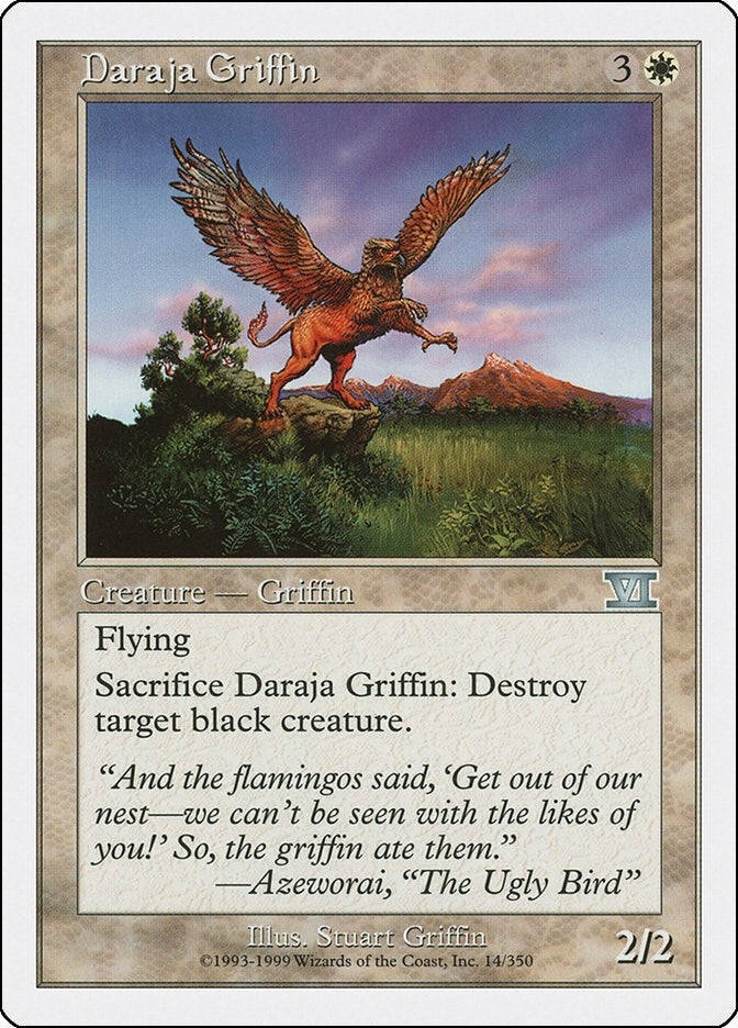 Image for Daraja Griffin (Classic Sixth Edition) (14) - Magic: The Gathering