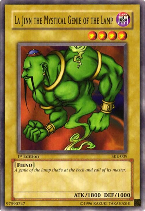 Image for La Jinn the Mystical Genie of the Lamp (Starter Deck: Kaiba Evolution) (SKE-009) - YuGiOh