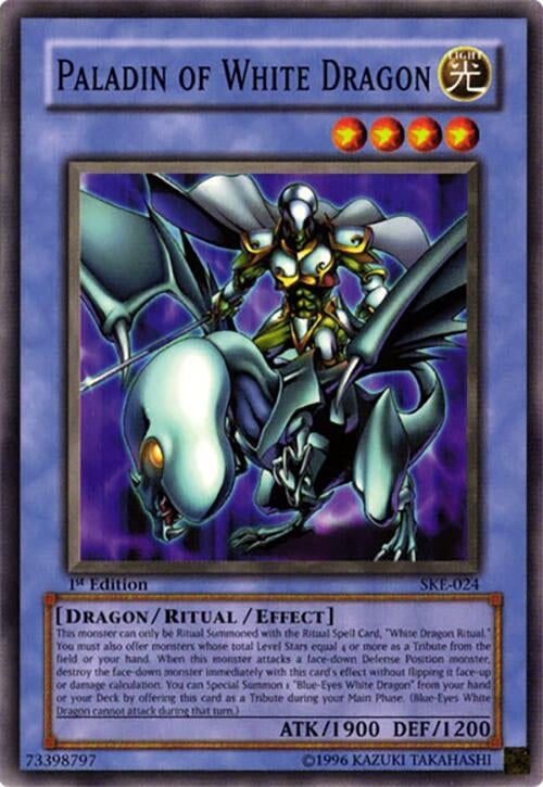Image for Paladin of White Dragon (Starter Deck: Kaiba Evolution) (SKE-024) - YuGiOh