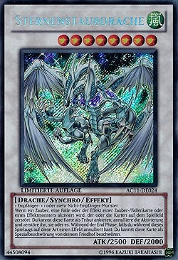 Image for Stardust Dragon (German) - "Sternenstaubdrache" (Advent Calendar 2011 (Adventskalender)) (AC11-DE024) - YuGiOh