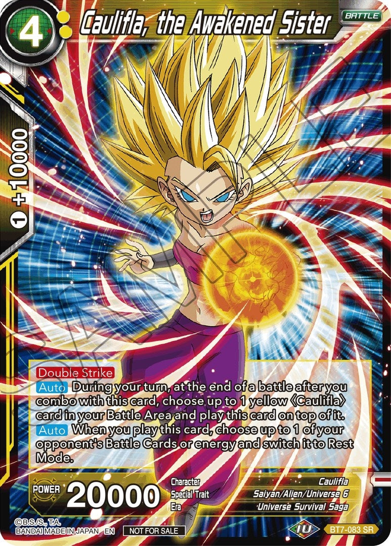 Image for Caulifla, the Awakened Sister (Tournament Promotion Cards) (BT7-083) - Dragon Ball Super: Masters
