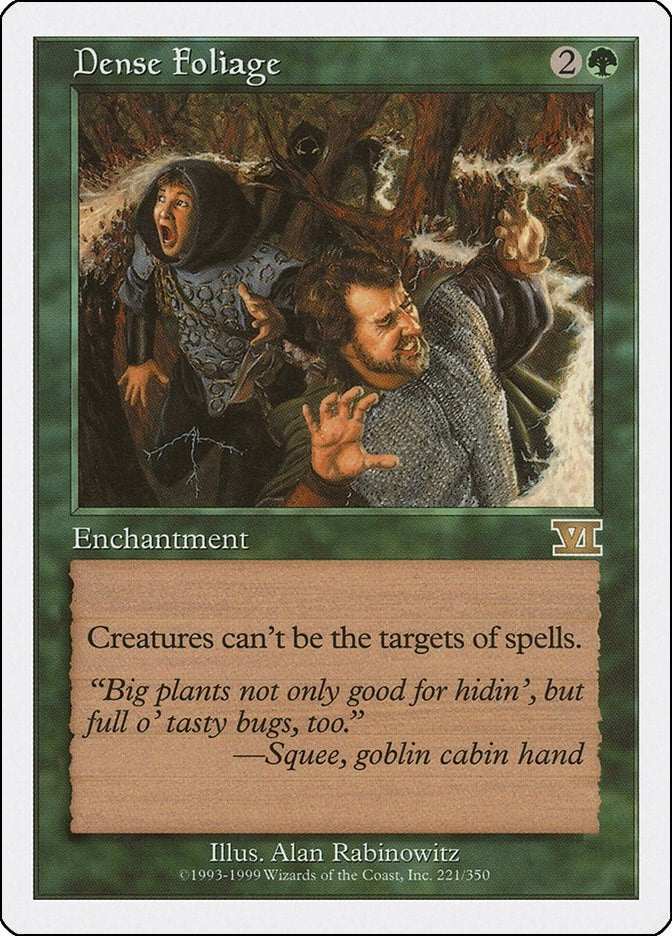 Image for Dense Foliage (Classic Sixth Edition) (221) - Magic: The Gathering