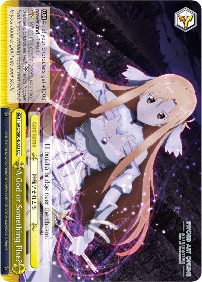 Image for A God or Something Else? (Sword Art Online -Alicization- Vol.2) (SAO/S80-E032 CC) - Weiss Schwarz