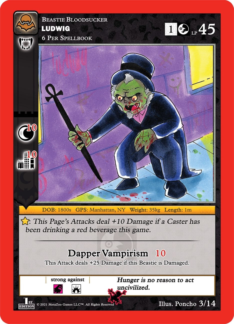 Image for Ludwig (Nightfall: First Edition Release Event Deck) (3/14) - MetaZoo