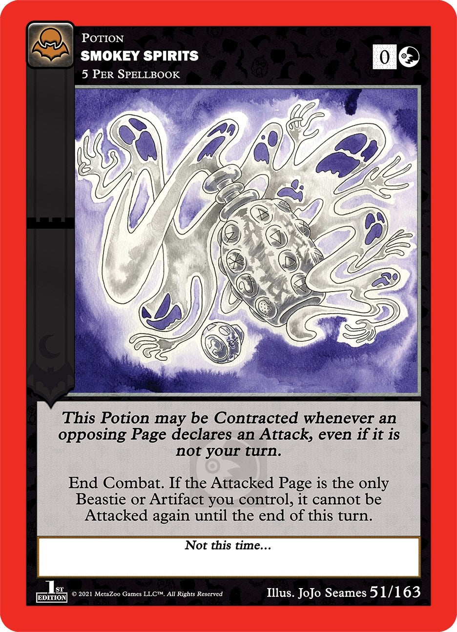 Image for Smokey Spirits (Nightfall: First Edition) (51/163) - MetaZoo