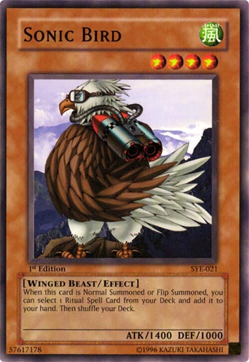 Image for Sonic Bird (Starter Deck: Yugi Evolution) (SYE-021) - YuGiOh
