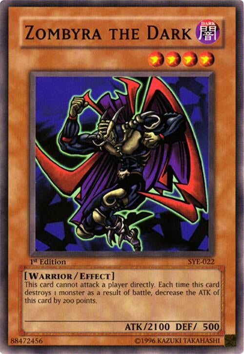Image for Zombyra the Dark (Starter Deck: Yugi Evolution) (SYE-022) - YuGiOh