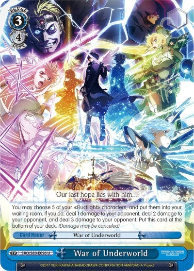 Image for War of Underworld (Sword Art Online -Alicization- Vol.2) (SAO/S80-E096 U) - Weiss Schwarz