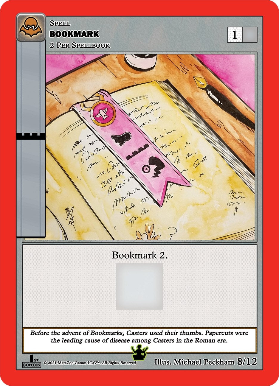 Image for Bookmark (Reptoid Ruler) (Nightfall: First Edition Tribal Theme Decks) (8/12) - MetaZoo