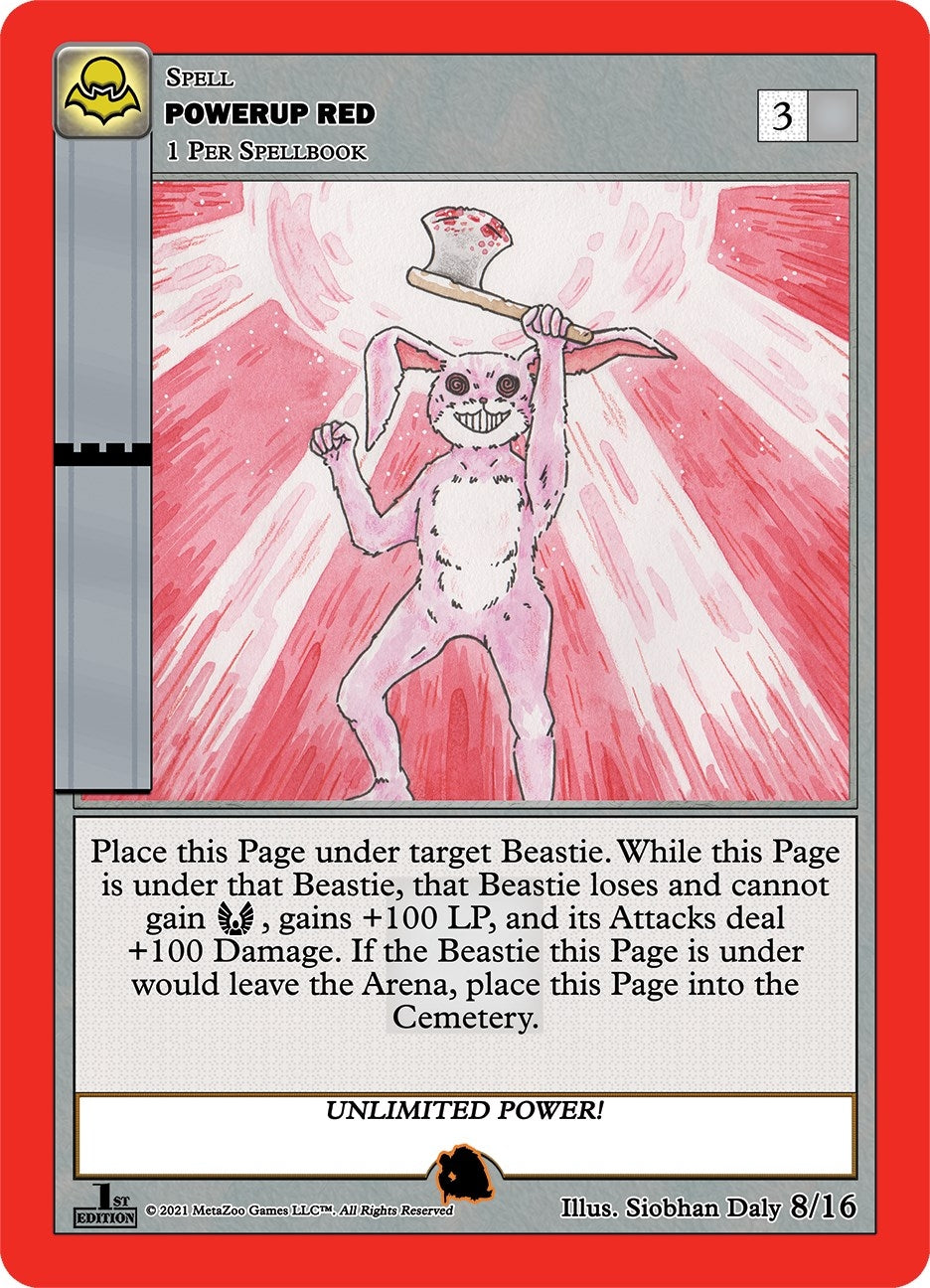 Image for Powerup Red (Elder Matlox) (Nightfall: First Edition Tribal Theme Decks) (8/16) - MetaZoo