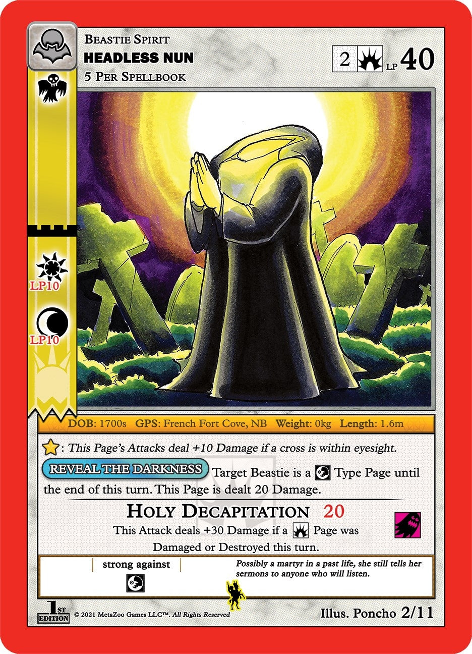 Image for Headless Nun (Nightfall: First Edition Tribal Theme Decks) (2/11) - MetaZoo