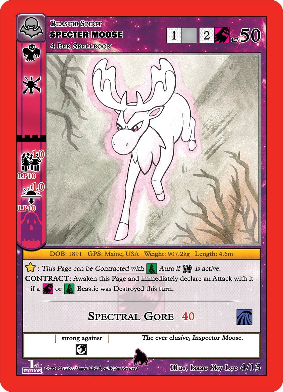 Image for Specter Moose (Nightfall: First Edition Tribal Theme Decks) (4/13) - MetaZoo