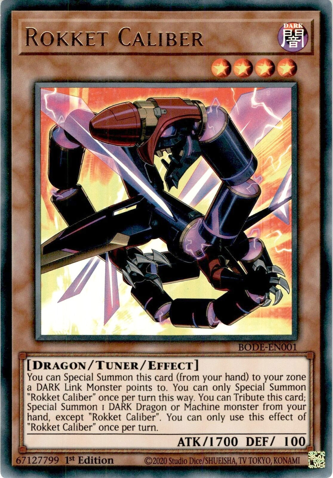 Image for Rokket Caliber (Burst of Destiny) (BODE-EN001) - YuGiOh