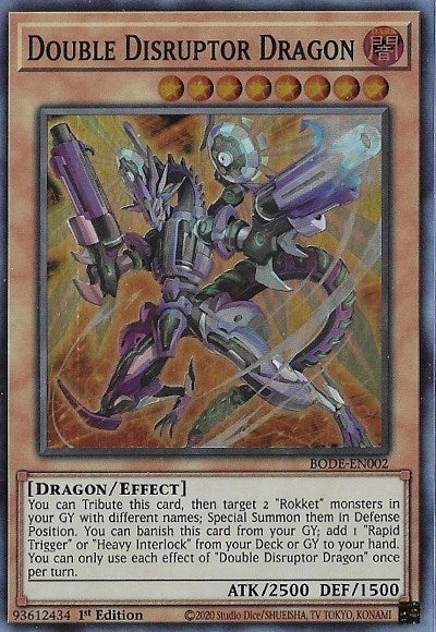 Image for Double Disruptor Dragon (Burst of Destiny) (BODE-EN002) - YuGiOh