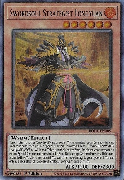 Image for Swordsoul Strategist Longyuan (Burst of Destiny) (BODE-EN005) - YuGiOh