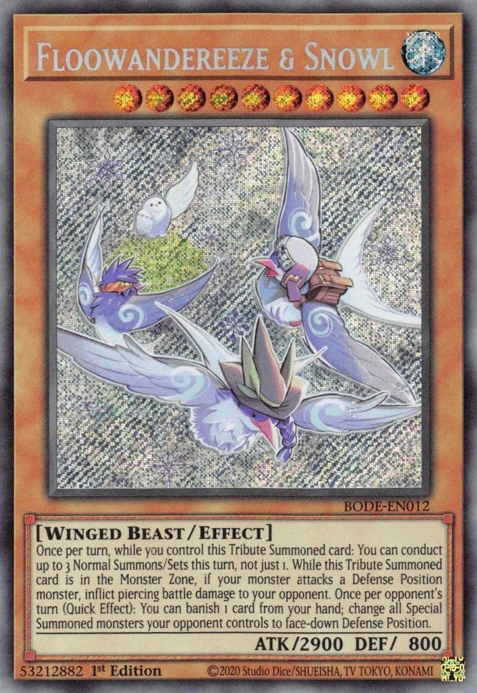 Image for Floowandereeze & Snowl (Burst of Destiny) (BODE-EN012) - YuGiOh