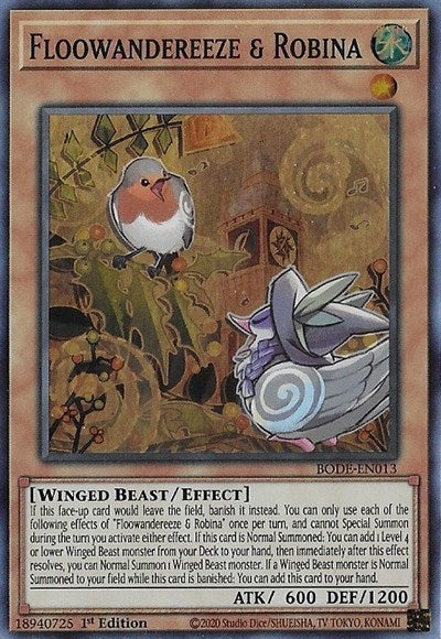Image for Floowandereeze & Robina (Burst of Destiny) (BODE-EN013) - YuGiOh
