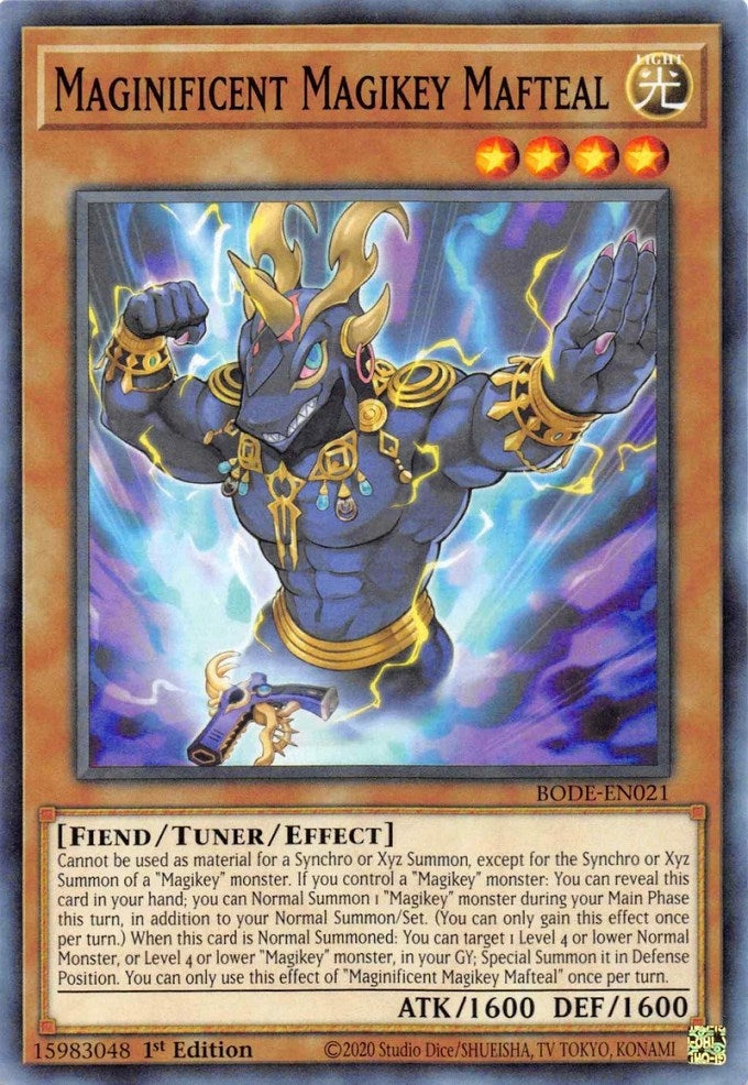 Image for Maginificent Magikey Mafteal (Burst of Destiny) (BODE-EN021) - YuGiOh