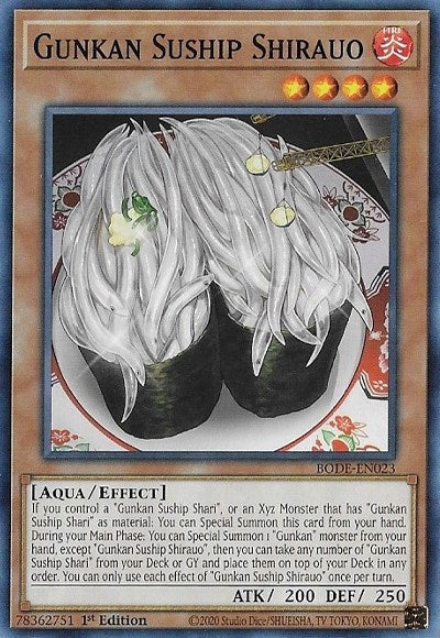 Image for Gunkan Suship Shirauo (Burst of Destiny) (BODE-EN023) - YuGiOh