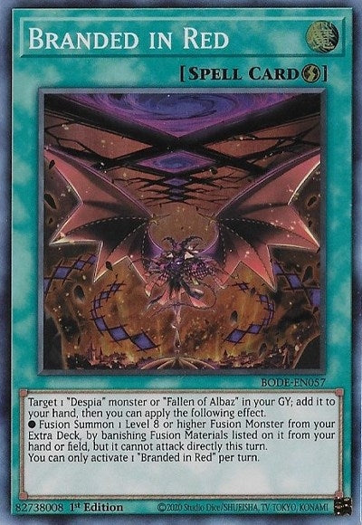Image for Branded in Red (Burst of Destiny) (BODE-EN057) - YuGiOh