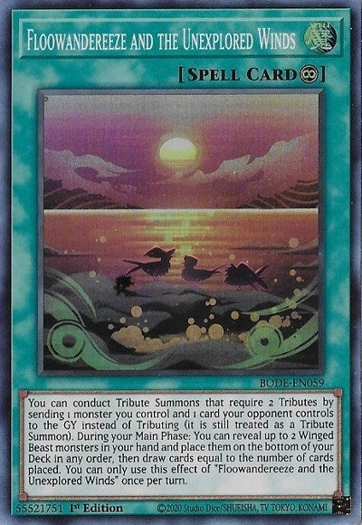 Image for Floowandereeze and the Unexplored Winds (Burst of Destiny) (BODE-EN059) - YuGiOh