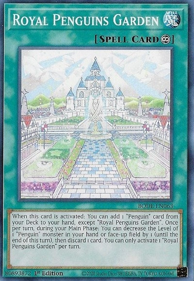 Image for Royal Penguins Garden (Burst of Destiny) (BODE-EN063) - YuGiOh