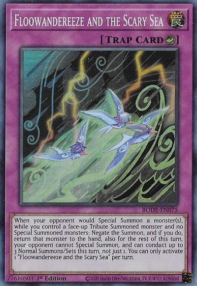 Image for Floowandereeze and the Scary Sea (Burst of Destiny) (BODE-EN075) - YuGiOh