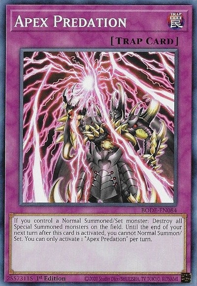 Image for Apex Predation (Burst of Destiny) (BODE-EN084) - YuGiOh