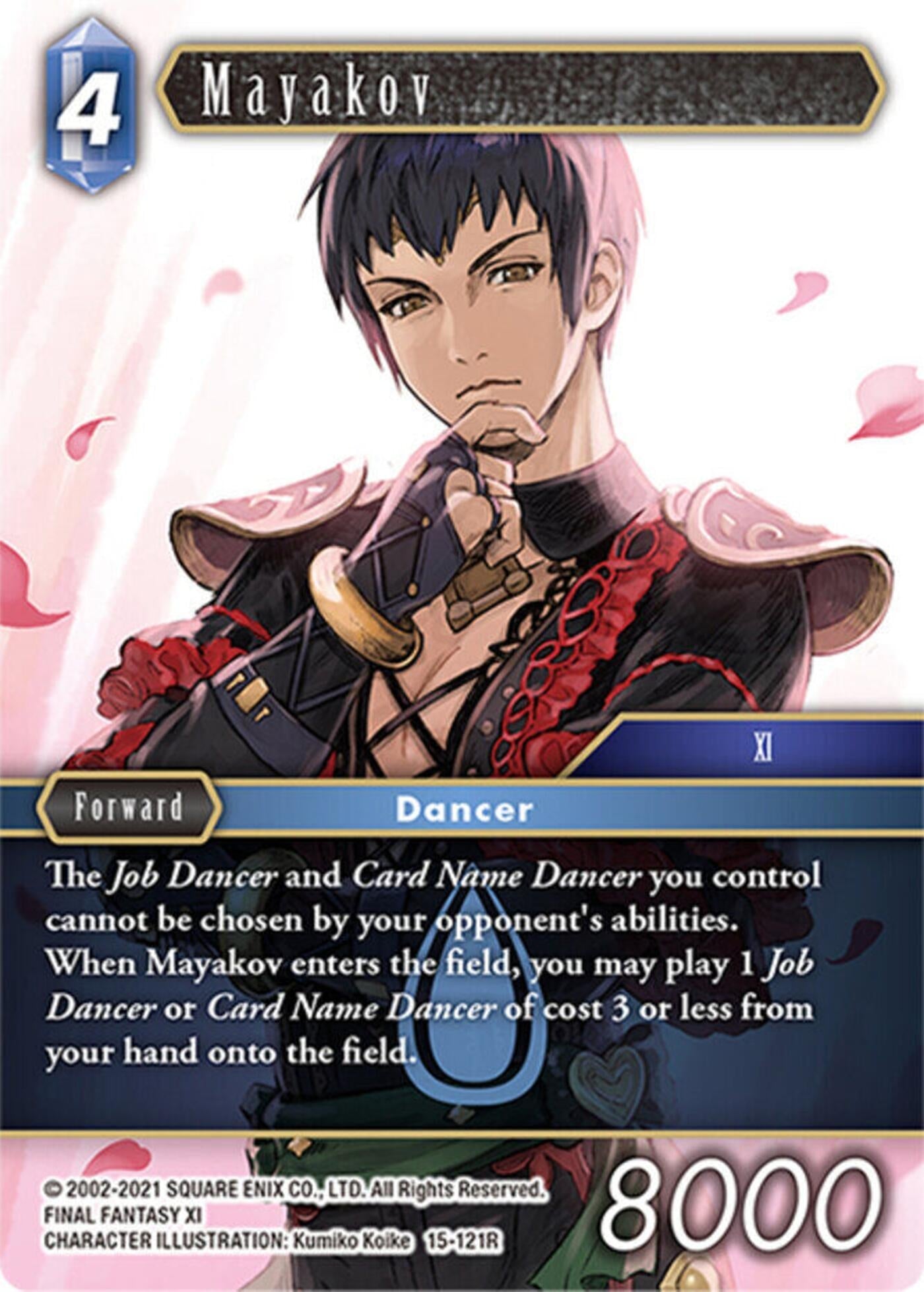 Image for Mayakov (Crystal Dominion) (15-121R) - Final Fantasy TCG