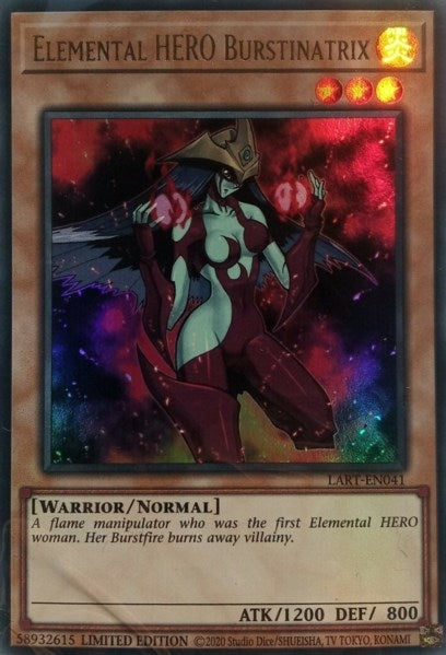 Image for Elemental Hero Burstinatrix (The Lost Art Promotion) (LART-EN041) - YuGiOh