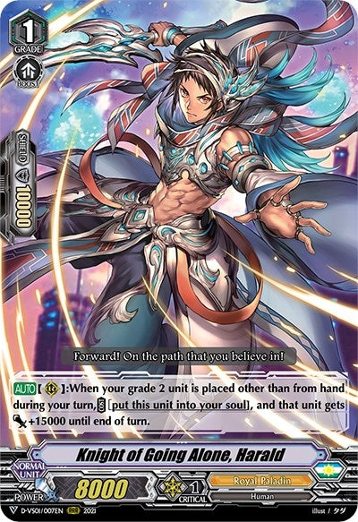 Image for Knight of Going Alone, Harald (D-VS01: V Clan Collection Vol.1) (D-VS01/007EN) - Cardfight Vanguard