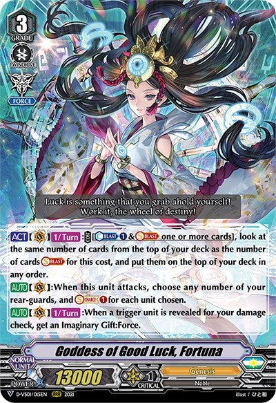 Image for Goddess of Good Luck, Fortuna (D-VS01: V Clan Collection Vol.1) (D-VS01/015EN) - Cardfight Vanguard