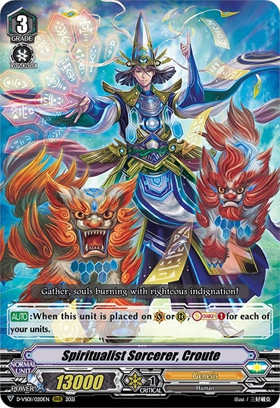 Image for Spiritualist Sorcerer, Croute (D-VS01: V Clan Collection Vol.1) (D-VS01/020EN) - Cardfight Vanguard