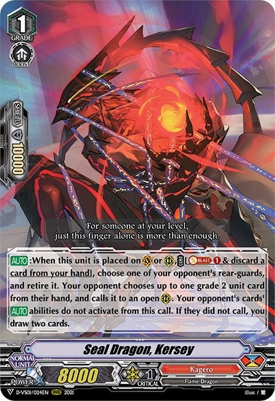 Image for Seal Dragon, Kersey (D-VS01: V Clan Collection Vol.1) (D-VS01/024EN) - Cardfight Vanguard
