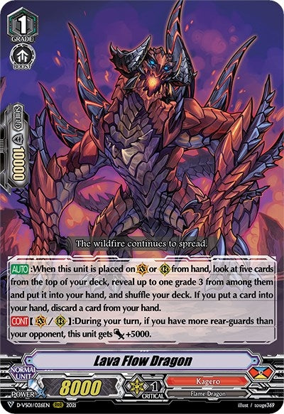 Image for Lava Flow Dragon (D-VS01: V Clan Collection Vol.1) (D-VS01/026EN) - Cardfight Vanguard