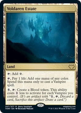 Image for Voldaren Estate (Innistrad: Crimson Vow) (267) - Magic: The Gathering