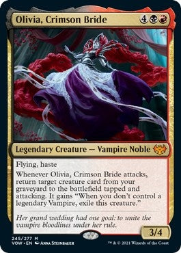 Image for Olivia, Crimson Bride (Innistrad: Crimson Vow) (245) - Magic: The Gathering