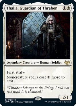 Image for Thalia, Guardian of Thraben (Innistrad: Crimson Vow) (38) - Magic: The Gathering