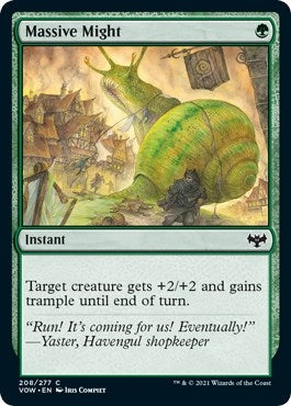 Image for Massive Might (Innistrad: Crimson Vow) (208) - Magic: The Gathering