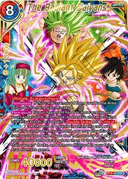 Image for The Radiant Saiyans (Saiyan Showdown) (BT15-154) - Dragon Ball Super: Masters