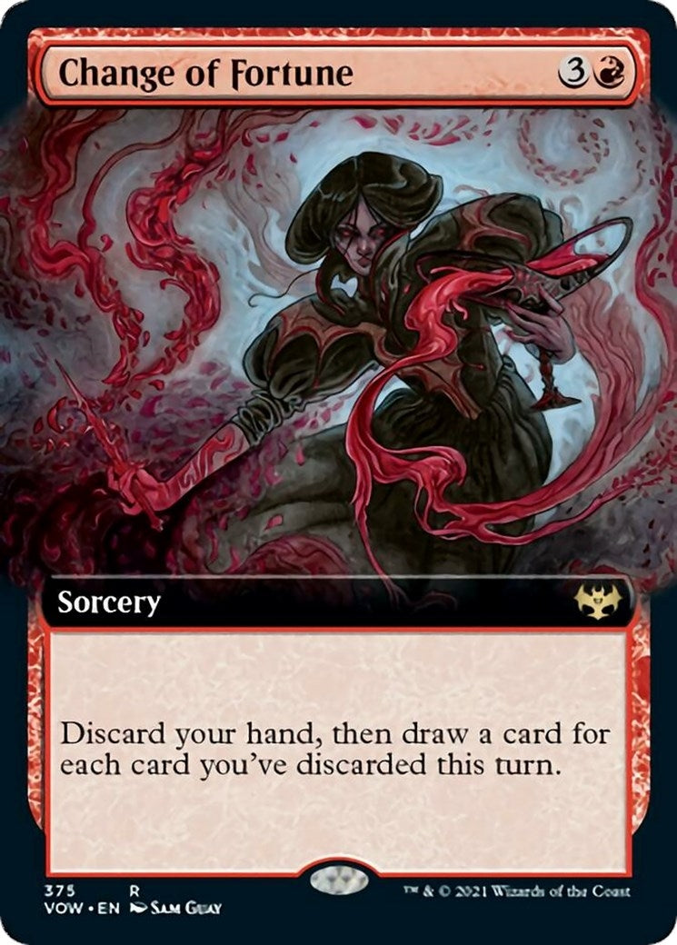 Image for Change of Fortune (Extended Art) (Innistrad: Crimson Vow) (375) - Magic: The Gathering