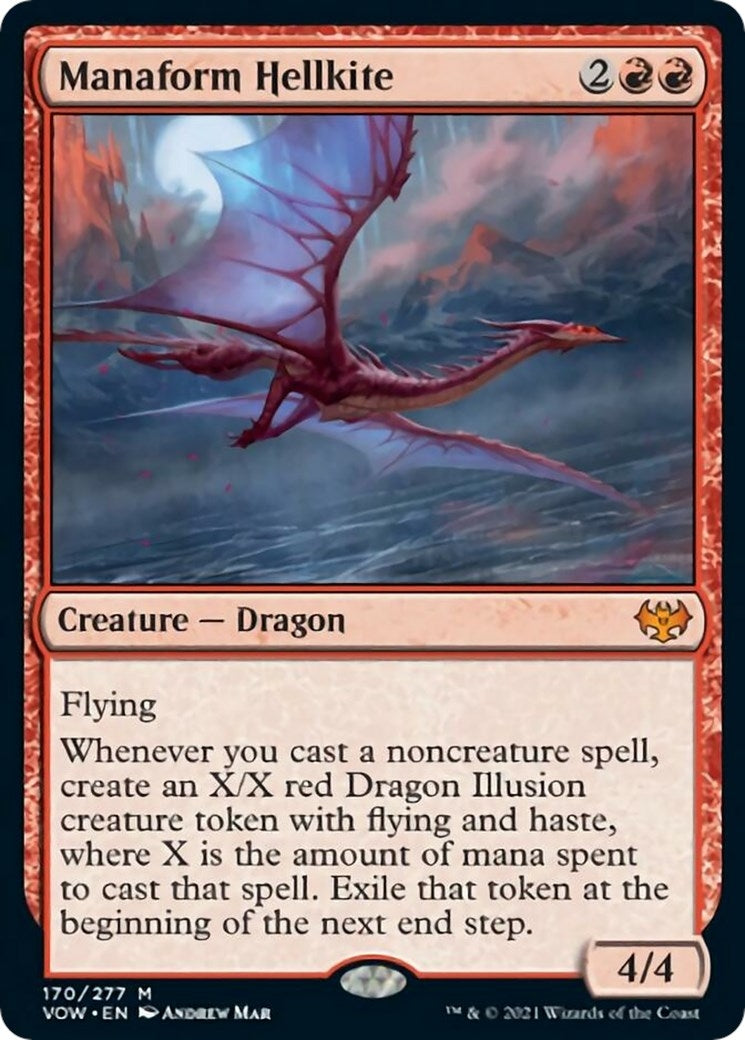 Image for Manaform Hellkite (Innistrad: Crimson Vow) (170) - Magic: The Gathering