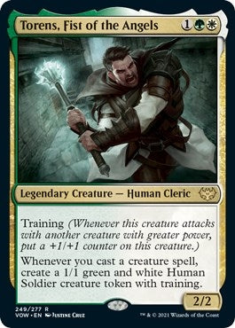 Image for Torens, Fist of the Angels (Innistrad: Crimson Vow) (249) - Magic: The Gathering