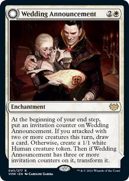 Image for Wedding Announcement (Innistrad: Crimson Vow) (45) - Magic: The Gathering