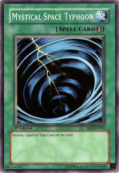 Image for Mystical Space Typhoon (Structure Deck: Zombie Madness) (SD2-EN014) - YuGiOh