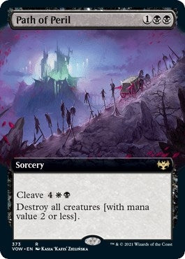 Image for Path of Peril (Extended Art) (Innistrad: Crimson Vow) (373) - Magic: The Gathering