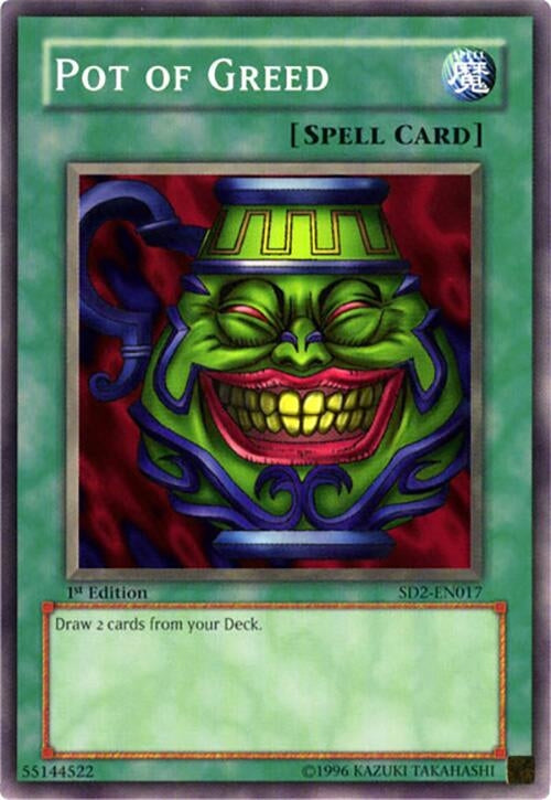Image for Pot of Greed (Structure Deck: Zombie Madness) (SD2-EN017) - YuGiOh