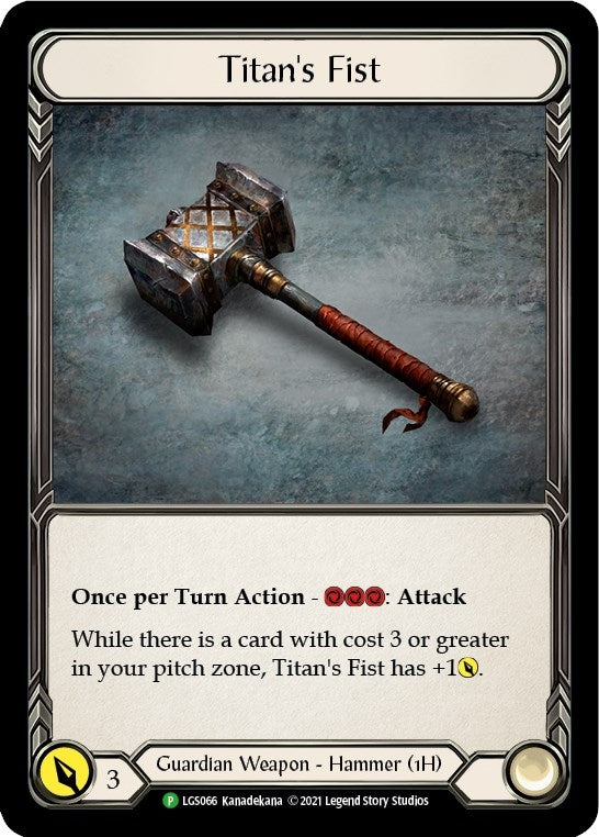Image for Titan's Fist - LGS066 (Flesh and Blood: Promo Cards) (LGS066) - Flesh and Blood TCG