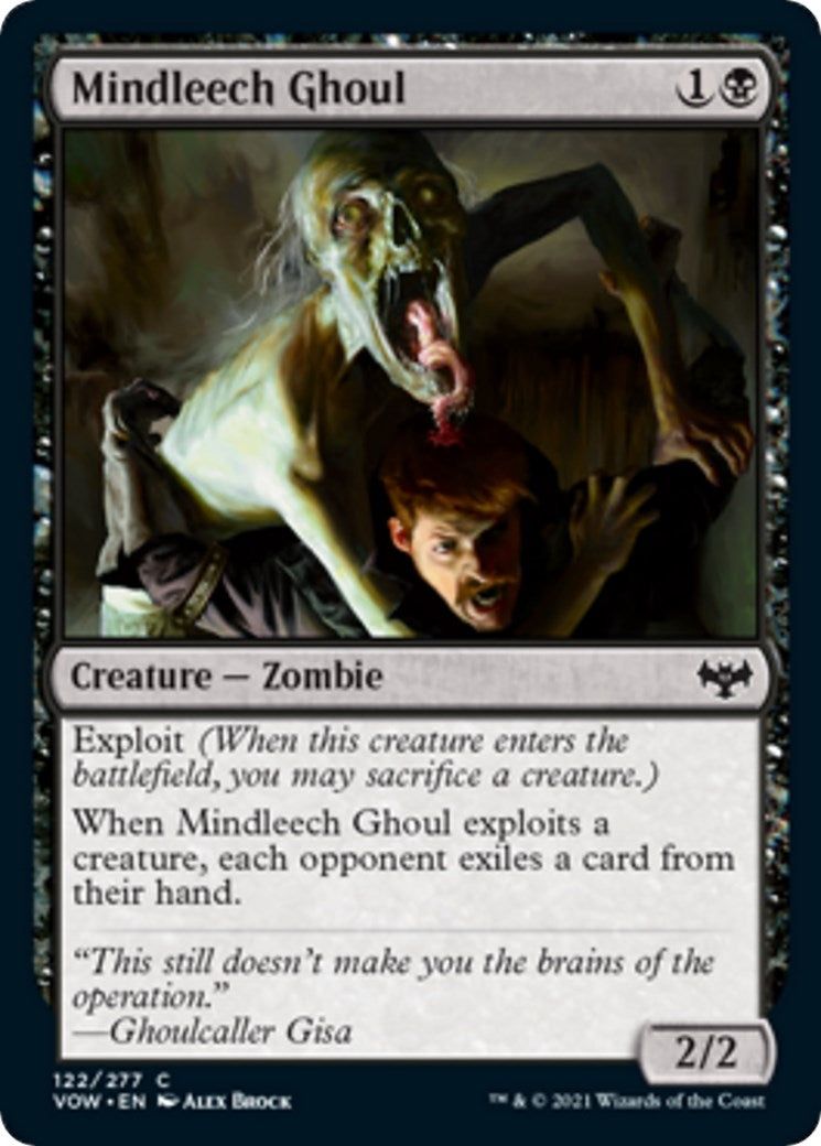 Image for Mindleech Ghoul (Innistrad: Crimson Vow) (122) - Magic: The Gathering