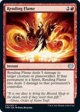 Image for Rending Flame (Innistrad: Crimson Vow) (175) - Magic: The Gathering